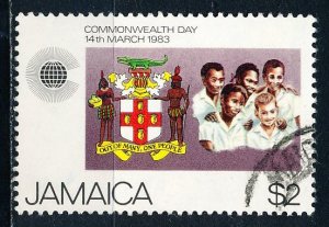 Jamaica #555 Single Used