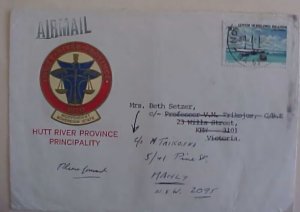 AUSTRALIA LOCAL POST HUTT RIVER 1977 FROM NOR---WESTERN AUSTRALIA USING COCOS