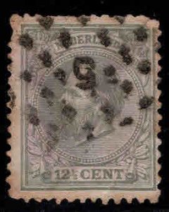 Netherlands Scott 26 used stamp perf 12.5