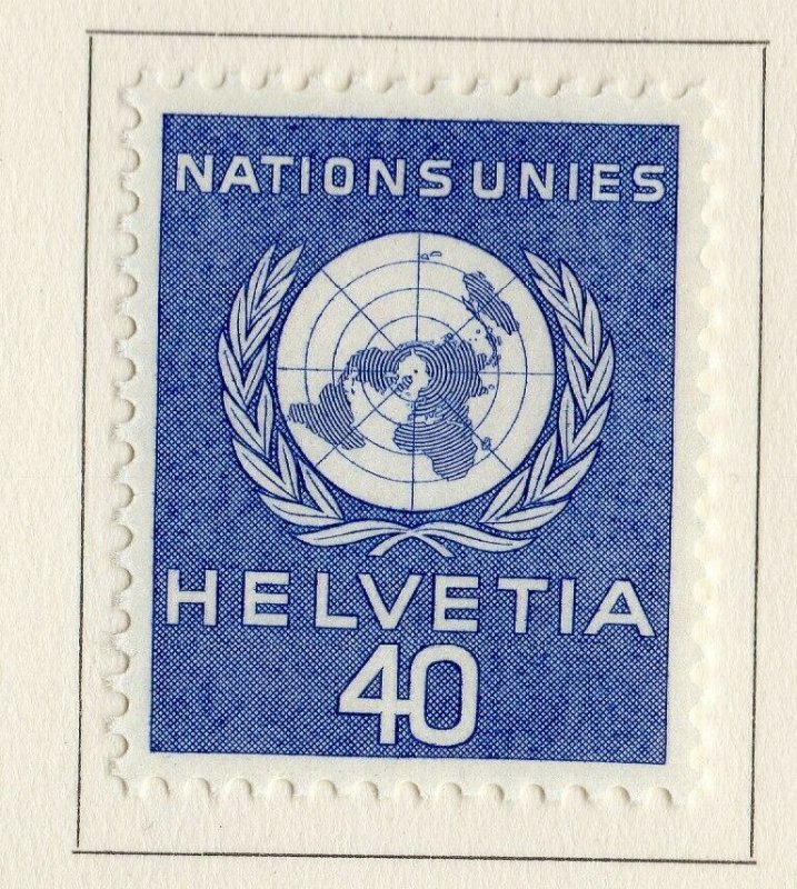 Switzerland Helvetia 1955 Early Issue Fine Mint Hinged 40c. NW-170829