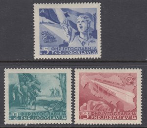 Yugoslavia 283-285 MNH VF