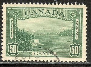 Canada # 244, Used. CV $ 6.00