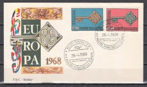 Italy, Scott cat. 979-980. Europa issue. First day cover. ^