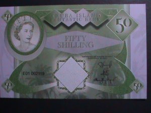 ARUBA ISLANDS-COLLECTIBLE UNCIRCULATED POLYMAR LOVELY BEAUTIFUL NOTE VERY FINE