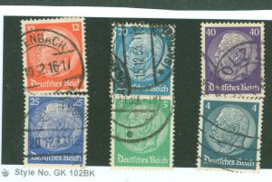 Germany #391-96 Used