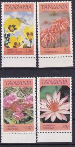 Tanzania 315-18 MNH 1986 Flowers