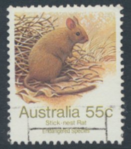 Australia - SG 797  SC# 794  Used Wildlife Rat 1981 see details & scan