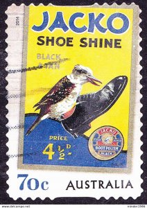 AUSTRALIA 2014 QEII 70c Multicoloured, Nostalgic Advertisements-Jacko Shoe Sh...