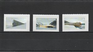 Norway  Scott#  1644-1646  MNH  (2011 Buildings)