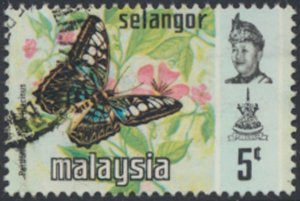 Selangor  Malaya  SC#  130b Used  Butterflies  see details & scans