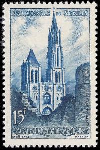 France 1958 Sc 887 MNH