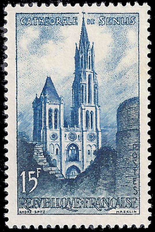 France 1958 Sc 887 MNH