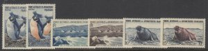 French Southern Antarctic Terr. (FSAT), Scott 2-7 (Yvert 2-7), MNH