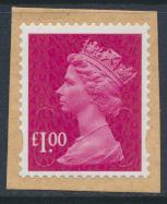 GB Security Machin £1 SG U2931 SC# MH386 Used No Souce/ Date Code 11  