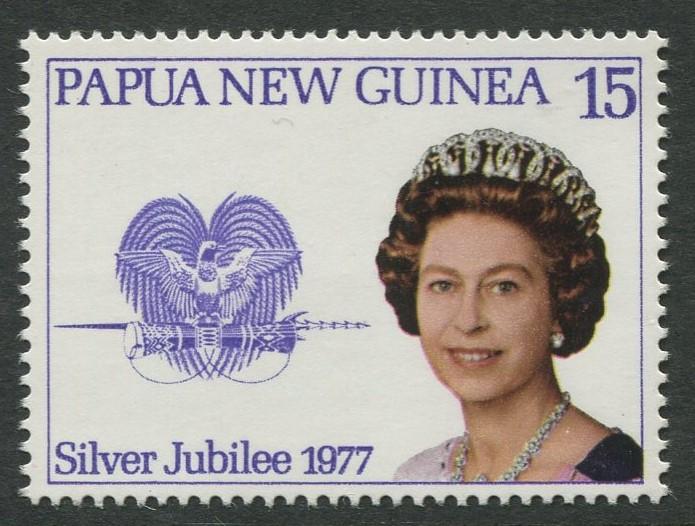 Papua New Guinea- Scott 463 - General Issue -1977 - MNH - Single 15t Stamp