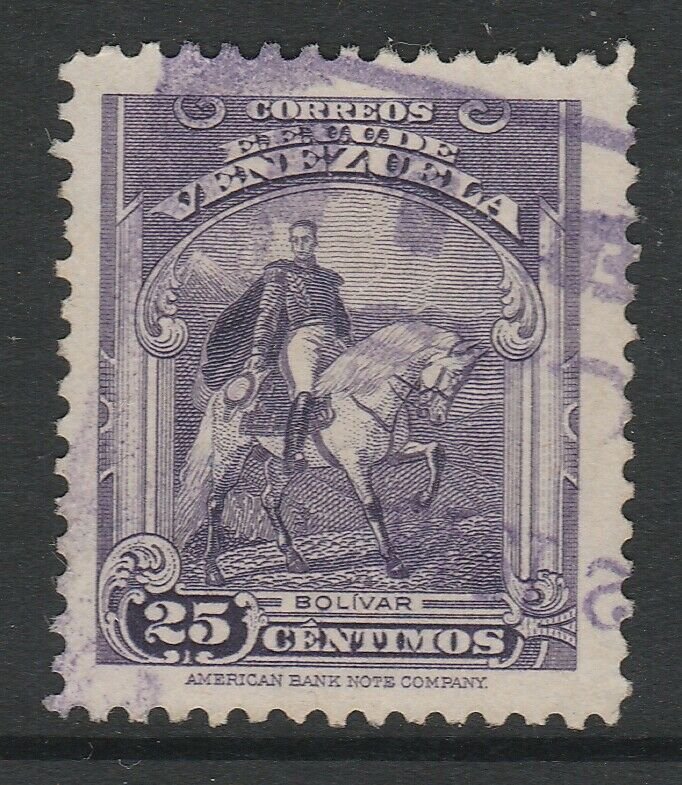 Venezuela 1947-48 25c used South America A4P53F42