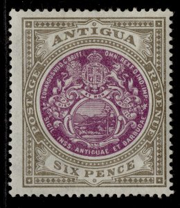 ANTIGUA EDVII SG36, 6d purple & black, M MINT. Cat £32.