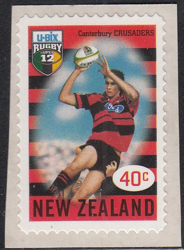 New Zealand 1999 MNH Sc 1593 40c Canterbury Crusaders Rugby