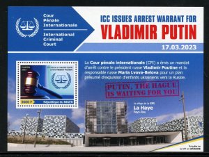 NIGER 2023 RUSSIA'S WAR: ICC ISSUES ARREST WARRANT PUTIN S/S OVPT MINT