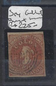 CHILE  (P3112B) COLUMBUS GILLET PRINTING SC 4   VFU