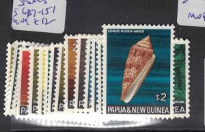 Papua New Guinea SG 137-151 MOG (8gze)