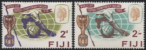 FIJI  1966 Sc 219-20 Mint LH  VF, World Cup Soccer/Football