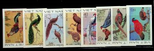 NORTH VIET NAM Sc 1009-16 NH imperf ISSUE OF 1979 - BIRDS