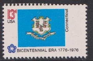 1637 Connecticut State Flag F-VF MNH single
