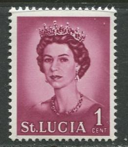 St. Lucia - Scott 182 - QEII - Definitive -1964 - MNH -Single 1c Stamp