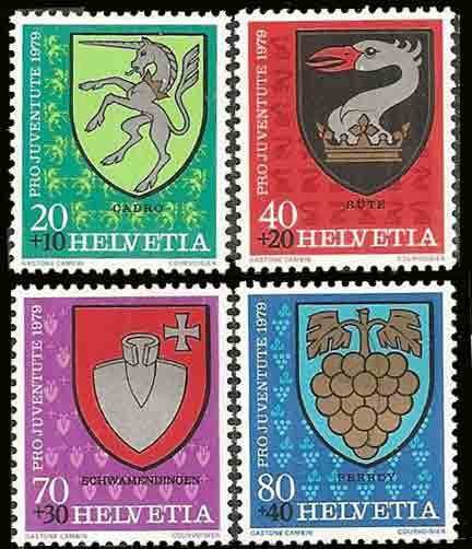 Scott #B467-70 Coats of Arms MNH