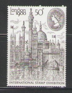 Great Britain Sc 909 1980 London View stamp mint NH