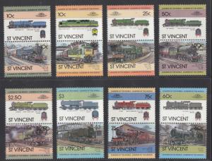 St Vincent Scott #699-706 MNH