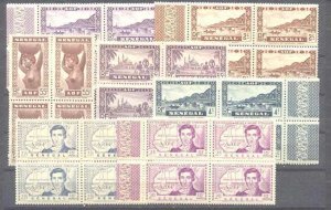 Senegal 7 MH/MNH bl. of 4 pre-1941