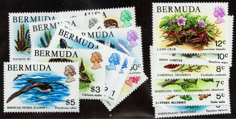 Bermuda Stamps # 363-79 MNH XF Scott Value $39.00