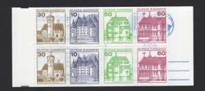 Germany #1231d Booklet MNH 1977 Glucksburg   Wasserschloss Reydt Ludwigstein