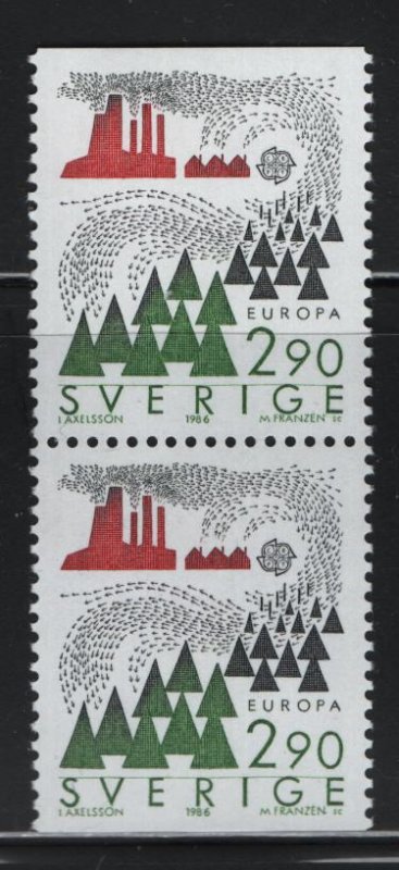 SWEDEN, 1606A, MNH, 1986, EUROPA