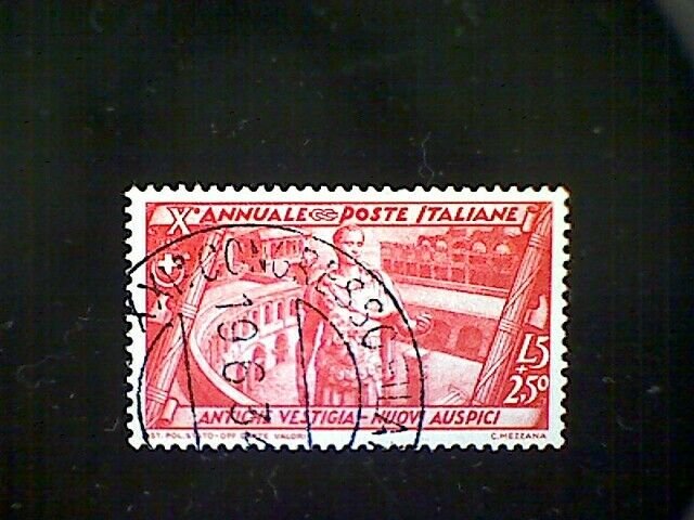 Stamps,  Italy, Scott #305, used (o), 1932, 10th Ann of March