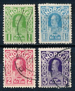 Norway #70-73  Set of 4 Used