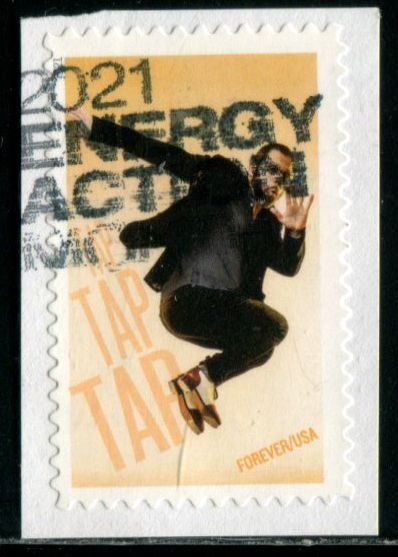 5609 US (55c) Tap Dance SA, used on paper