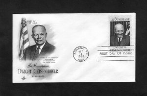 1383 Eisenhower, FDC Art Craft cachet