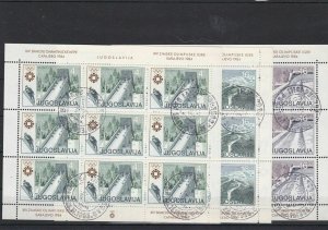 Yugoslavia Used Stamps Sheets Ref 23834