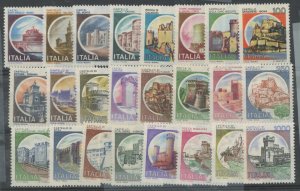 Italy #1408-1431 Mint (NH) Single (Complete Set)