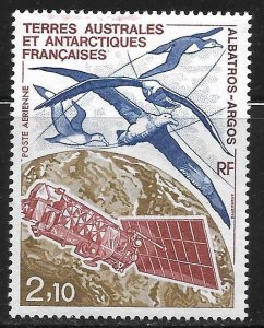 FSAT - Scott #C114 Albatross, Argos Satellite F VF MNH