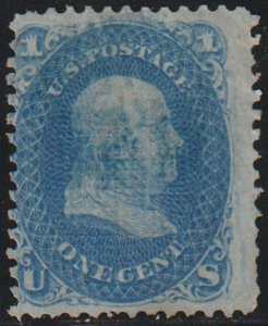 MALACK 86 Fine, very faint cork cancel, Pretty color! c2215