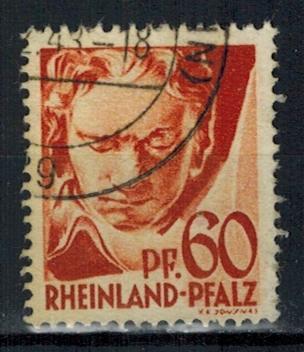 Germany - French Occupation - Rhine Palatinate - Scott 6N12
