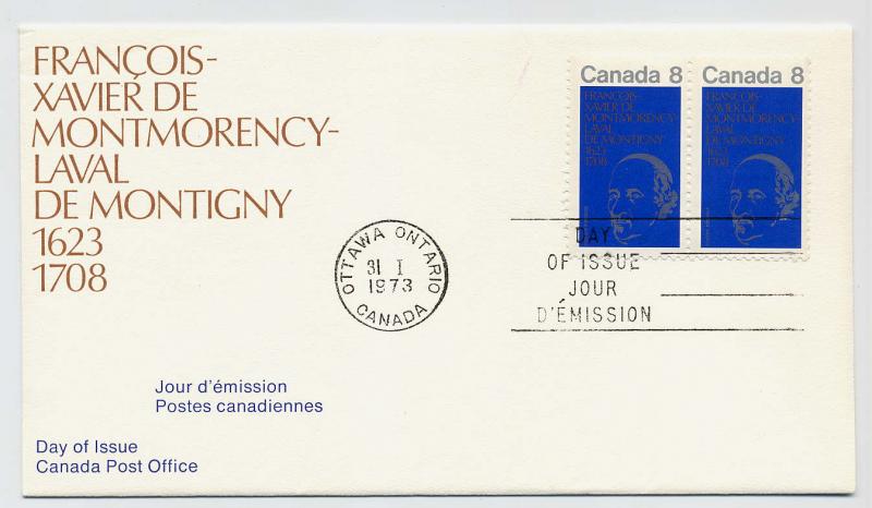 Canada First day cover #611, Bishop Laval