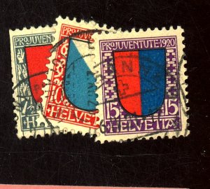 SWITZERLAND #B15-7 USED VF HR Cat $30