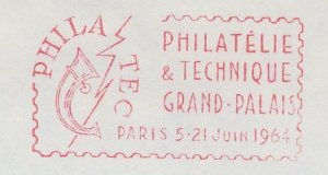 Meter cover France 1964 Philatec - Philately & Technique - Exhibition