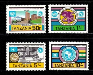 Tanzania stamps #225 - 228, MNH, complete set