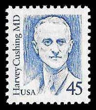 PCBstamps   US #2188a 45c Dr. Harvey Cushing, blue, overall tag, MNH, (7)